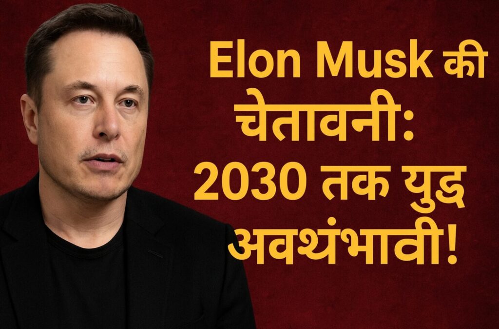 Elon Musk की चेतावनी: 2030 तक बड़ा युद्ध अवश्यंभावी!